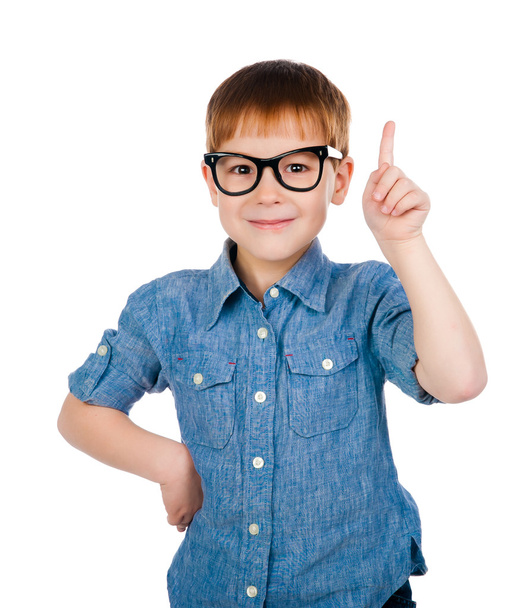 Little boy with glasses - Foto, Imagen