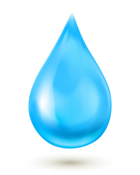 Realistic water drop - Vector, Image