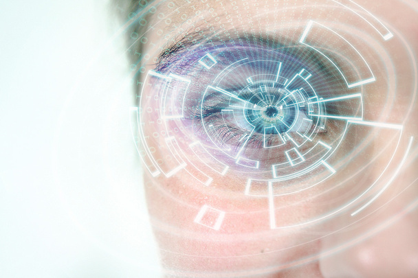 Μάτι futuristc - Φωτογραφία, εικόνα