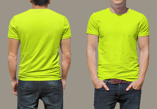 männlicher T-Shirt-Hintergrund - Foto, Bild