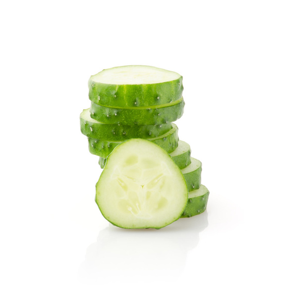 Stack of cucumber slices - Foto, immagini