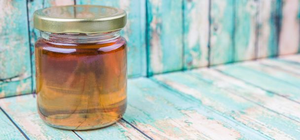 Honey In Mason Jar - Photo, Image