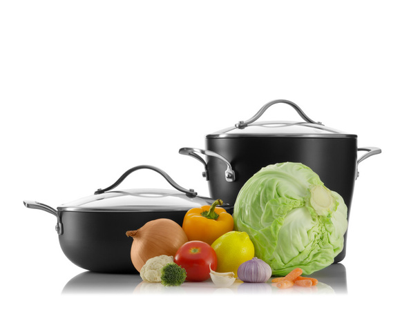 pots and vegetables - Foto, imagen