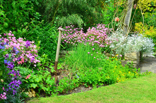 Jardin champêtre anglais
 - Photo, image