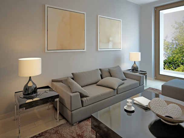 Sala de estar estilo vanguardista
 - Foto, Imagen