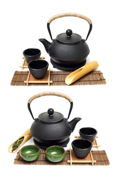 お茶の東洋調理器具セット - 写真・画像
