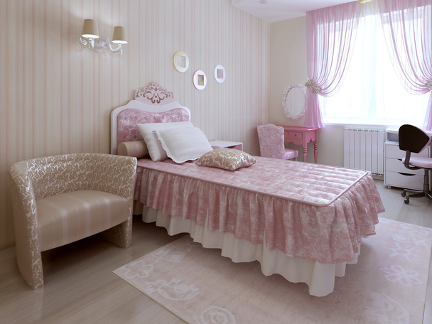 Klasyczny styl sypialni - Zdjęcie, obraz