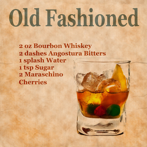 Old Fashioned recipe - Фото, изображение