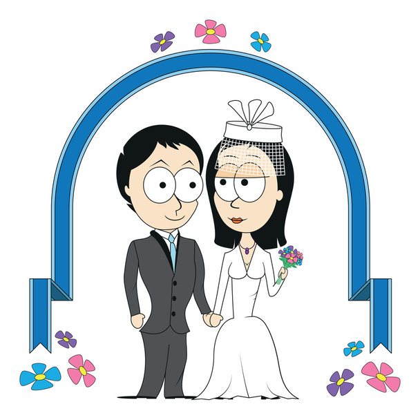 Sposa e sposo
 - Vettoriali, immagini
