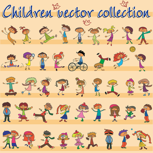 Children vector - Vector, Image