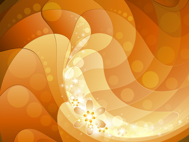 Abstract background with bubbles - Vector, Image