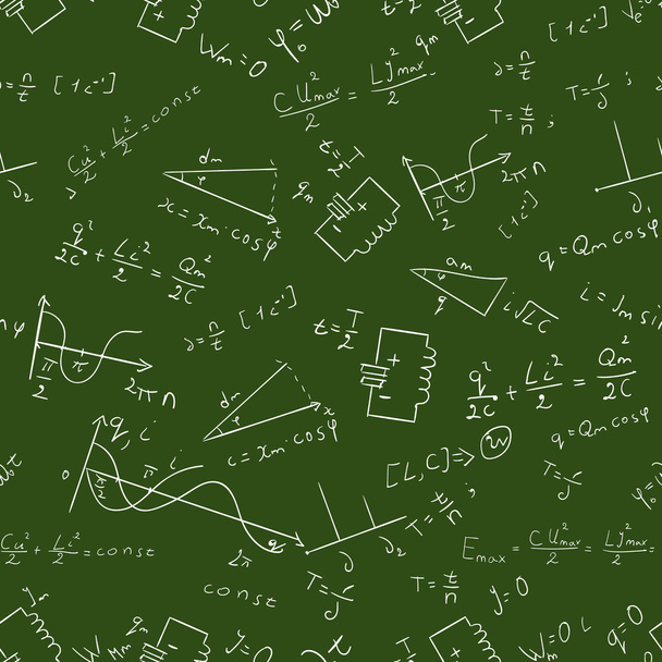 数学のシームレスなパターン ベクトル 2 - ベクター画像