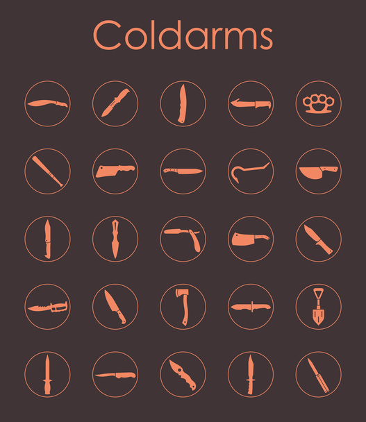 Set di icone semplici braccia fredde
 - Vettoriali, immagini