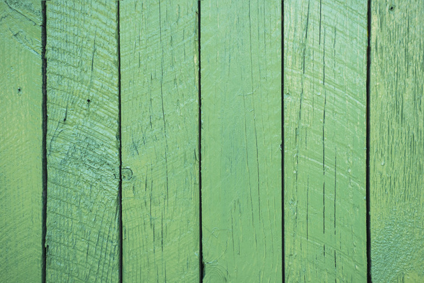 green wooden background - Fotoğraf, Görsel