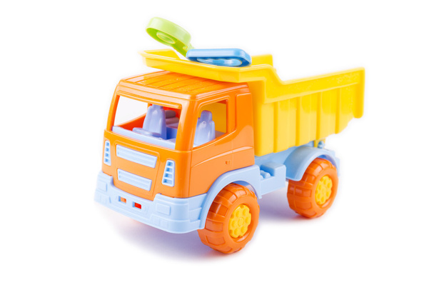 toy truck isolated on a white  - Valokuva, kuva