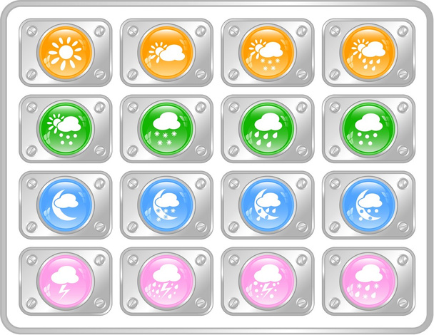 Weather icons - Vector, Image