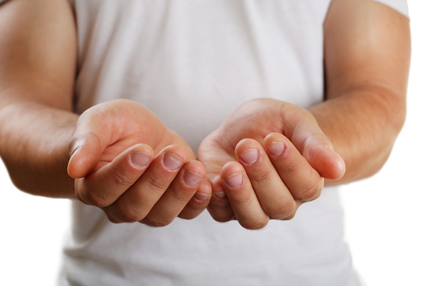 Las manos masculinas se acercan - Foto, Imagen