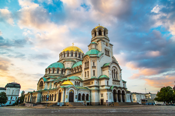 Sofia, ブルガリアの聖アレクサンドル ・ ネフスキー大聖堂 - 写真・画像
