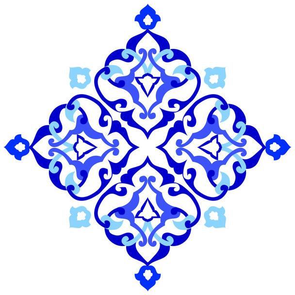 künstlerische osmanische Musterserie siebenundneunzig - Vektor, Bild