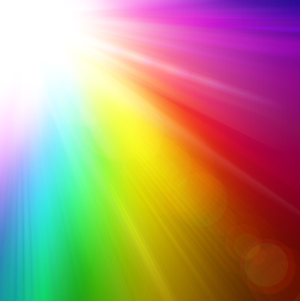 Rainbow splash - Photo, Image