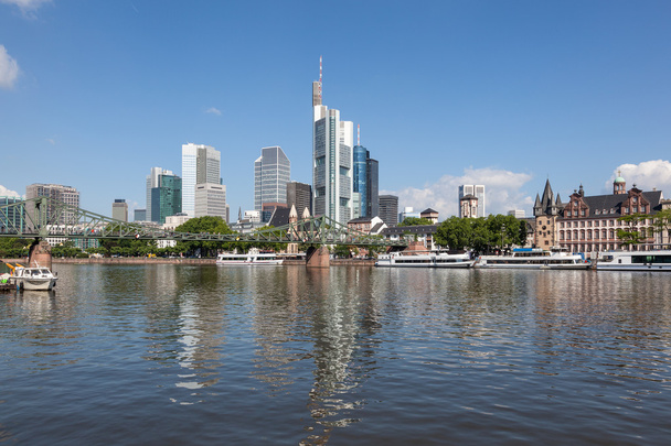 Skyline Of Frankfurt Main, Germany - Foto, afbeelding