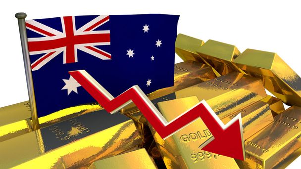通貨崩壊 - オーストラリアドル - 写真・画像