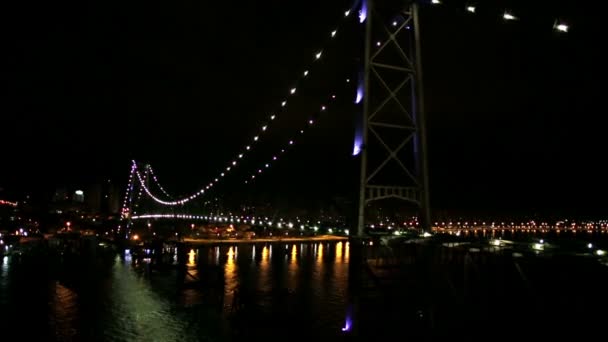 Florianopolis Bridge - Materiał filmowy, wideo
