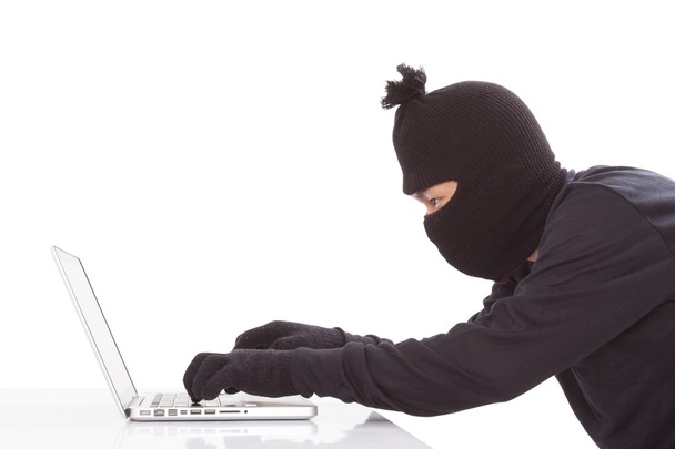Computer hacker stealing data - Photo, Image