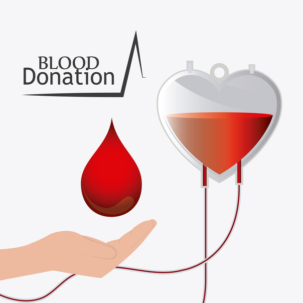Design donazione di sangue
. - Vettoriali, immagini