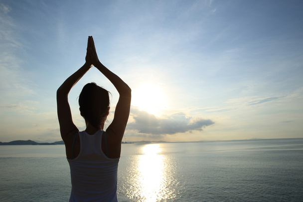 Meditazione sana donna yoga
 - Foto, immagini
