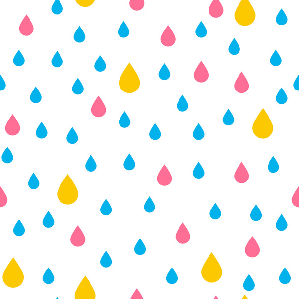 Patrón con gotas de lluvia
 - Vector, imagen