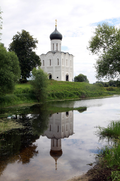 The Church of the Intercession of the Holy Virgin on the Nerl River - Valokuva, kuva