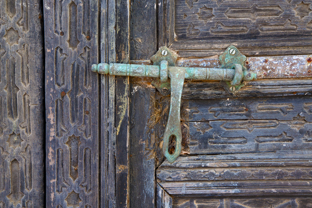 porta abstrato espanha uma madeira verde fechada lanzarote
  - Foto, Imagem
