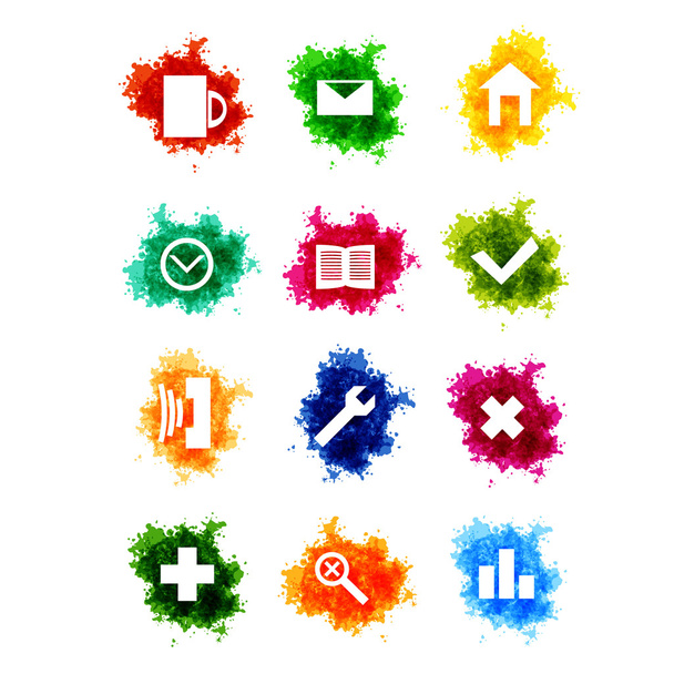 Icons set - Vector, Image