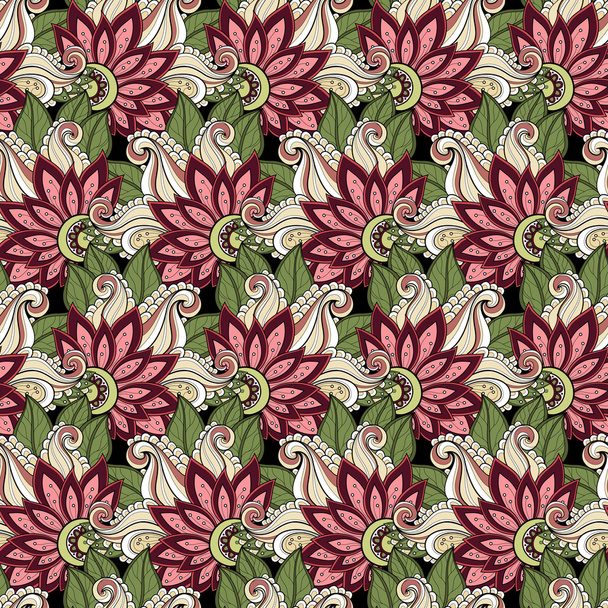 Seamless Floral Pattern - Vector, imagen