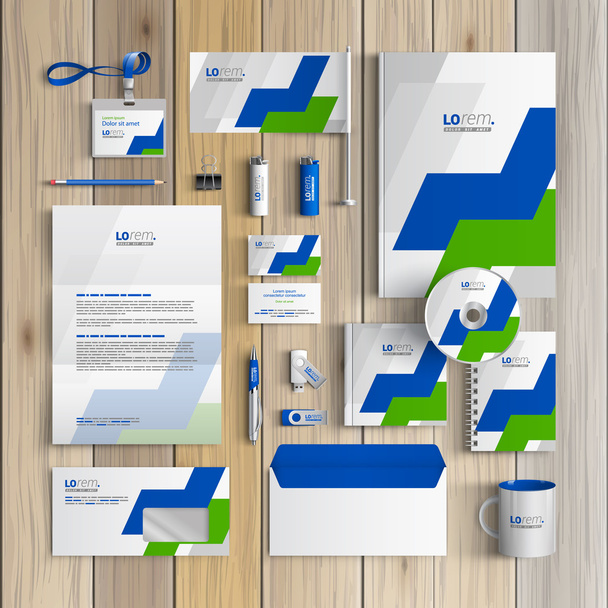 Stationery template design - Vector, afbeelding
