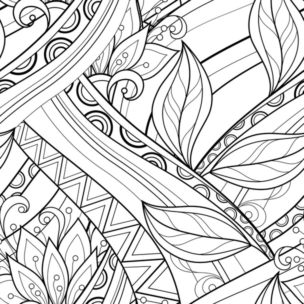 Seamless  Abstract Floral Pattern - Vektor, obrázek