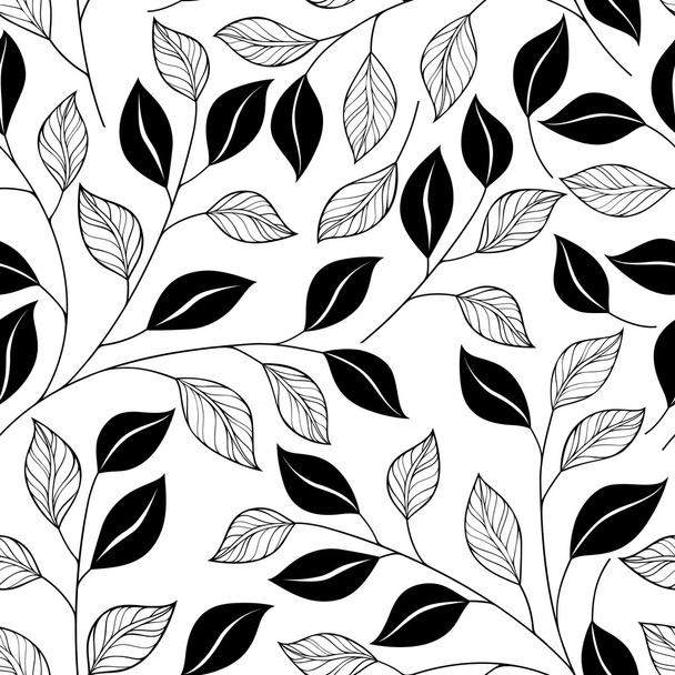 Seamless Floral Pattern - Vector, afbeelding