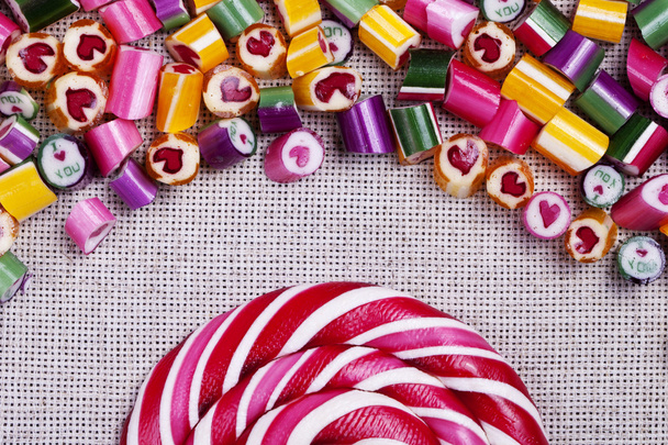 фон яркий карамель конфеты
 - Фото, изображение