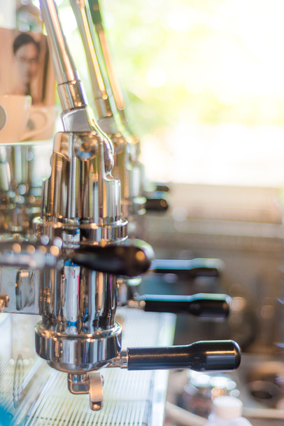Coffee maker machine close up - Photo, Image