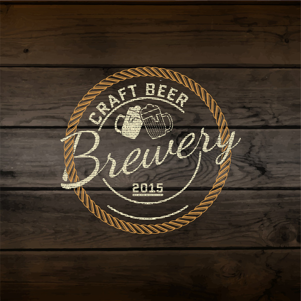 Insignias de cervecería logotipos y etiquetas para cualquier uso
 - Vector, Imagen