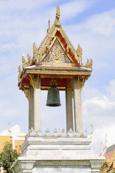 Gruuthuse Müzesi Mermer Tapınak veya Wat Benchamabophit Dusitvanaram Bangkok, Tayland - Fotoğraf, Görsel