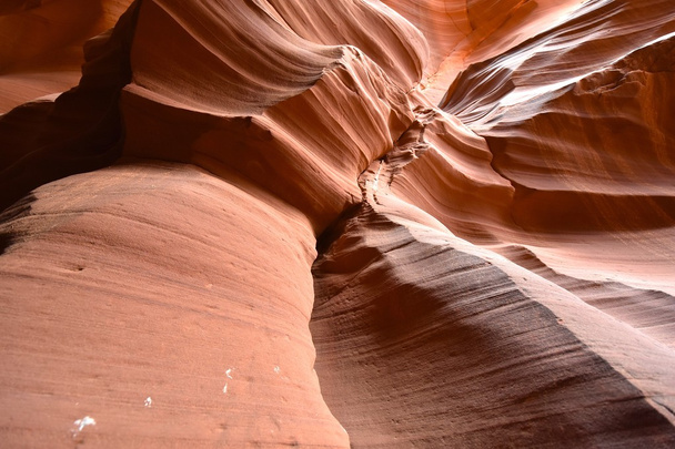 Kanion antylopy górnej strony w USA, w stanie Arizona - Zdjęcie, obraz