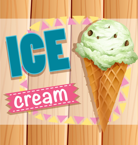 アイスクリーム - ベクター画像