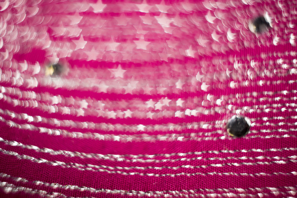 Textile rose flou avec des strass
 - Photo, image