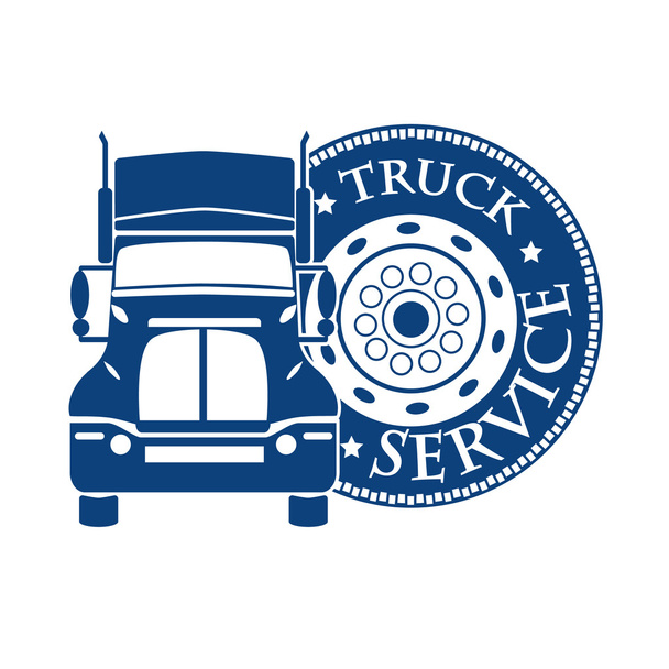 vector ilustración diseño hevy camión servicio de automóvil
 - Vector, imagen