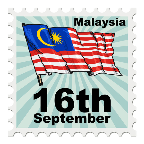 εθνική ημέρα της Μαλαισίας - Διάνυσμα, εικόνα