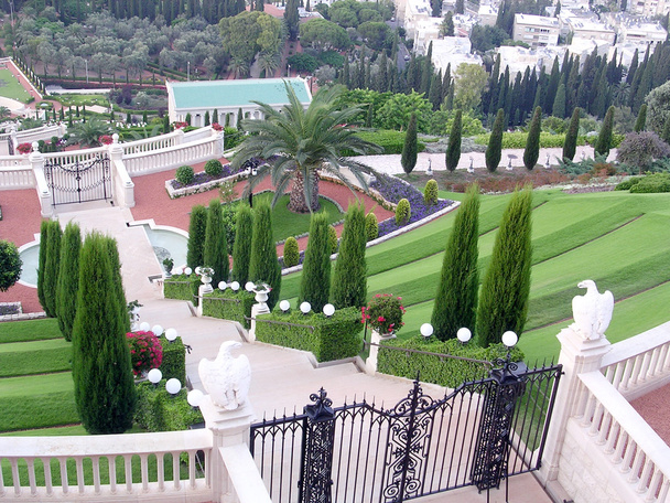 Haifa Bahai tuinen landschap 2003 - Foto, afbeelding