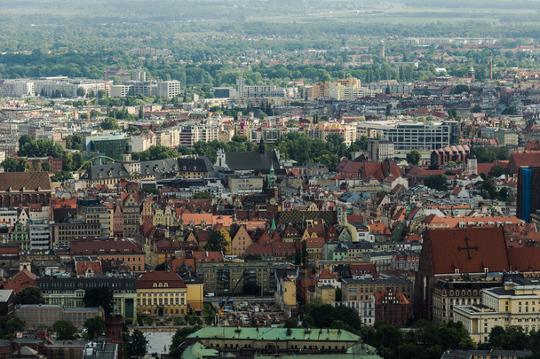 aerial view of Wroclaw town in Poland - Fotografie, Obrázek