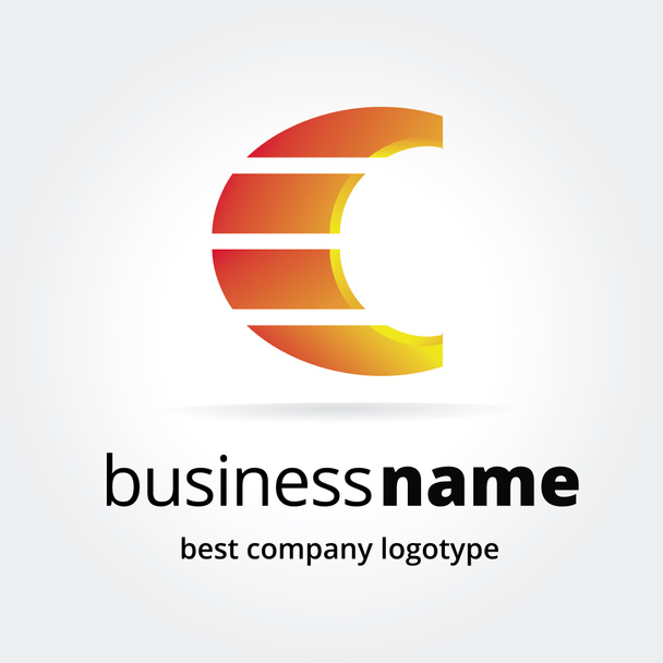 Abstract logotype concept isolated on white background. Stocks design element. - Photo, Image